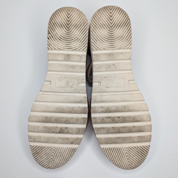 Macarena Collection tan leather Huarache sandals tan die cut sunflower size 8 - Picture 8 of 9